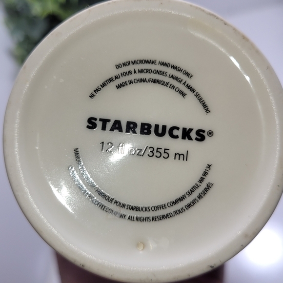 Starbucks Coffee Mugs 2015 Dot Collection, Ceramic Set of 2 - Picture 3 of 3